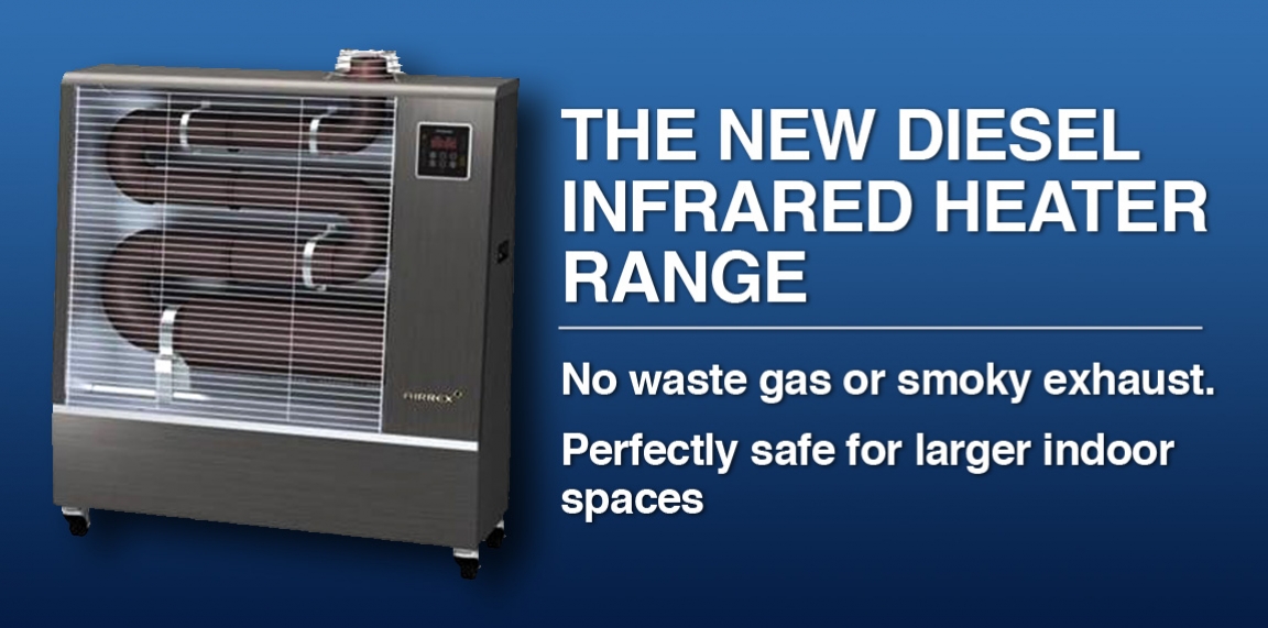The New Diesel Infrared Heater Range